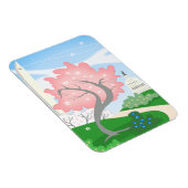 ワシントンDCさくらんぼの花々開花 マグネット (右側)