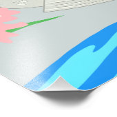 ワシントンDCさくらんぼ花 フォトプリント            (角)