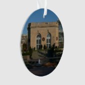 ワシントンDCでのクリスマスの植物園 オーナメント (正面)