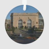 ワシントンDCでのクリスマスの植物園 オーナメント (裏面)