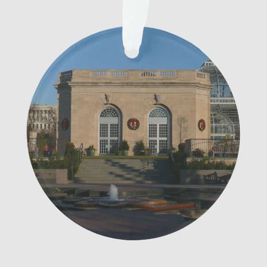 ワシントンDCでのクリスマスの植物園 オーナメント (正面)