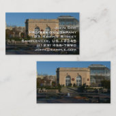 ワシントンDCでのクリスマスの植物園 名刺 (正面/裏面)