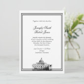 ワシントンDCでの目的地ウェディング　ご招待 招待状 (スタンド正面)