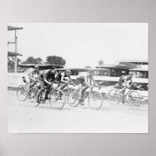 ワシントンDCでの自転車レース写真 ポスター