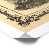 ワシントンDCとジョージタウンの地図1862 ポスター (角)