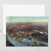 ワシントンDCとポトマック川の古地図 (正面/裏面)