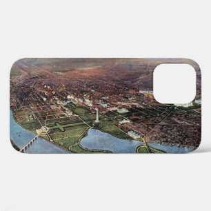 ワシントンDCとポトマック川の古地図 iPhone 12ケース