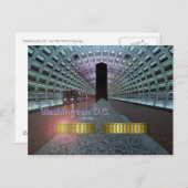 ワシントンDCと地下鉄 ポストカード (正面/裏面)