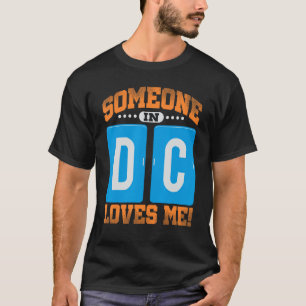 ワシントンDCにいる人は私をTシャツ国家の首都Giを愛している Tシャツ