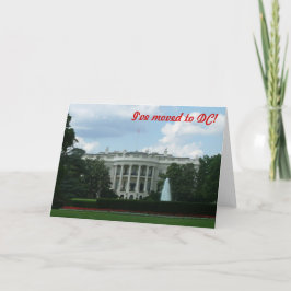 ワシントンDCに移った 案内状