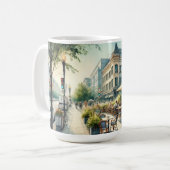 ワシントンDCのカフェ コーヒーマグカップ (正面左)