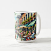 ワシントンDCのカフェ コーヒーマグカップ (正面右)