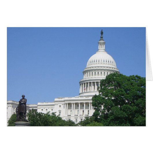 ワシントンDCのキャピトル建物 (正面横)