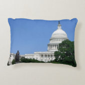 ワシントンDCのキャピトル建物 アクセントクッション (裏面)
