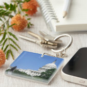 ワシントンDCのキャピトル建物 キーホルダー (正面右)