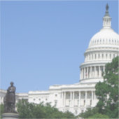 ワシントンDCのキャピトル建物 シール (正面)