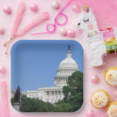 ワシントンDCのキャピトル建物 ペーパープレート (パーティー)