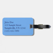 ワシントンDCのキャピトル建物 ラゲッジタグ (裏面横)