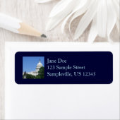 ワシントンDCのキャピトル建物 ラベル (インサイチュ)