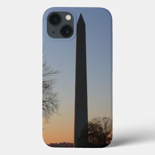ワシントンDCのサンセット時のワシントンモニュメント Case-Mate iPhoneケース (裏面)