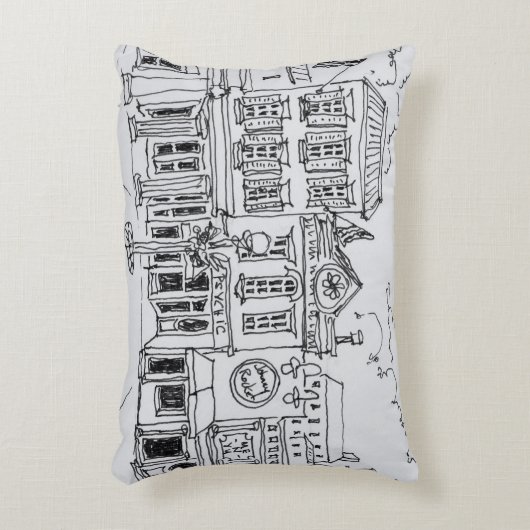 ワシントンDCのジョージタウンにあるM通りのビュー。 アクセントクッション (正面(垂直))