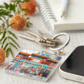 ワシントンDCのチャイナタウン。宇佐 キーホルダー (正面右)