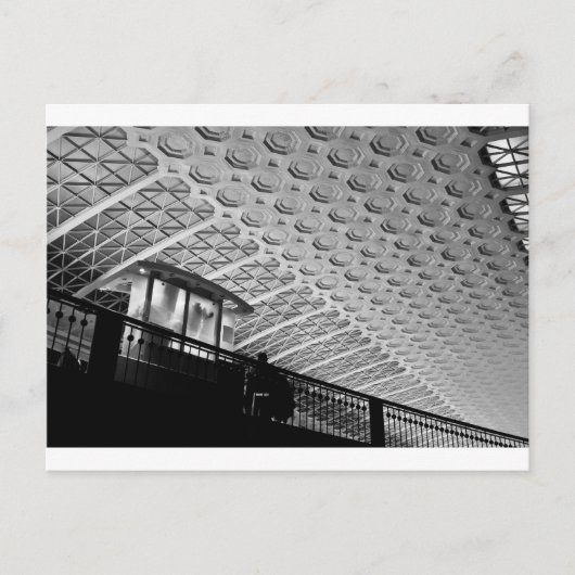 ワシントンDCのユニオン駅 ポストカード (正面)