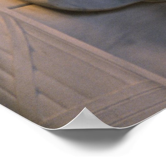 ワシントンDCのリンカーン記念碑。 ポスター (角)