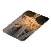 ワシントンDCのリンカーン記念碑。 マグネット (左側)