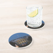 ワシントンDCの夜のクリスマスホワイトハウス コースター (側面)