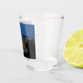 ワシントンDCの夜のクリスマスホワイトハウス ショットグラス (右)