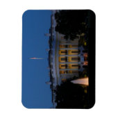 ワシントンDCの夜のクリスマスホワイトハウス マグネット (縦)