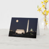 ワシントンDCの月 カード (黄色い花)