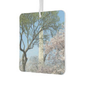 ワシントンDCの桜とワシントンモニュメント カーエアーフレッシュナー (左)