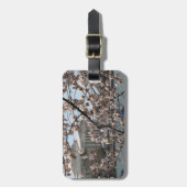 ワシントンDCの桜の花 ラゲッジタグ (正面縦)