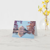 ワシントンDCの桜 カード (黄色い花)