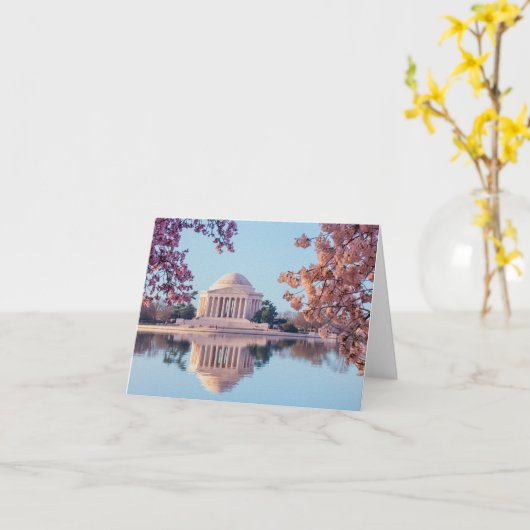 ワシントンDCの桜 カード (黄色い花)