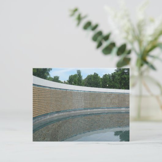 ワシントンDCの第二次世界大戦メモリアル・フリーダムウォール ポストカード (スタンド正面)