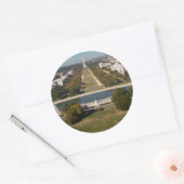 ワシントンDCの風景 ラウンドシール (封筒)