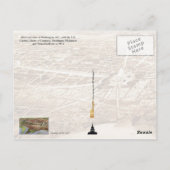 ワシントンDCの鳥瞰図（1901年） ポストカード (裏面)