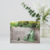 ワシントンDCのFDRメモリアル ポストカード (スタンド正面)