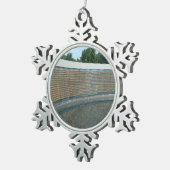 ワシントンDCのWWIIメモリアルフリーダムウォール スノーフレークピューターオーナメント (右)