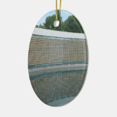 ワシントンDCのWWIIメモリアルフリーダムウォール セラミックオーナメント (左)