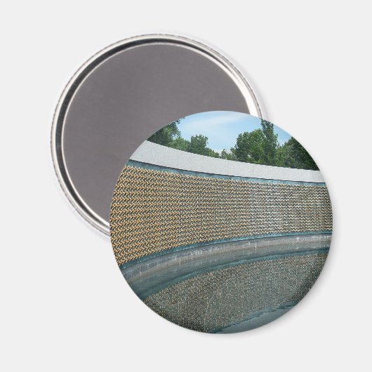 ワシントンDCのWWIIメモリアルフリーダムウォール マグネット (正面/裏面)