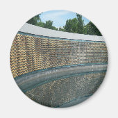 ワシントンDCのWWIIメモリアルフリーダムウォール マグネット (正面)