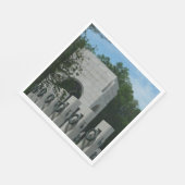 ワシントンDCのWWIIメモリアルリースII スタンダードランチョンナプキン (角)