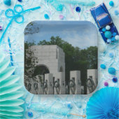 ワシントンDCのWWIIメモリアルリースII ペーパープレート (パーティー)