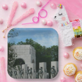 ワシントンDCのWWIIメモリアルリースII ペーパープレート (パーティー)