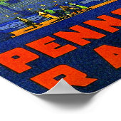 ワシントンDCへのペンシルバニア鉄道 ポスター (角)