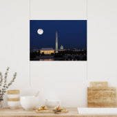 ワシントンDCアットナイト ポスター (キッチン)